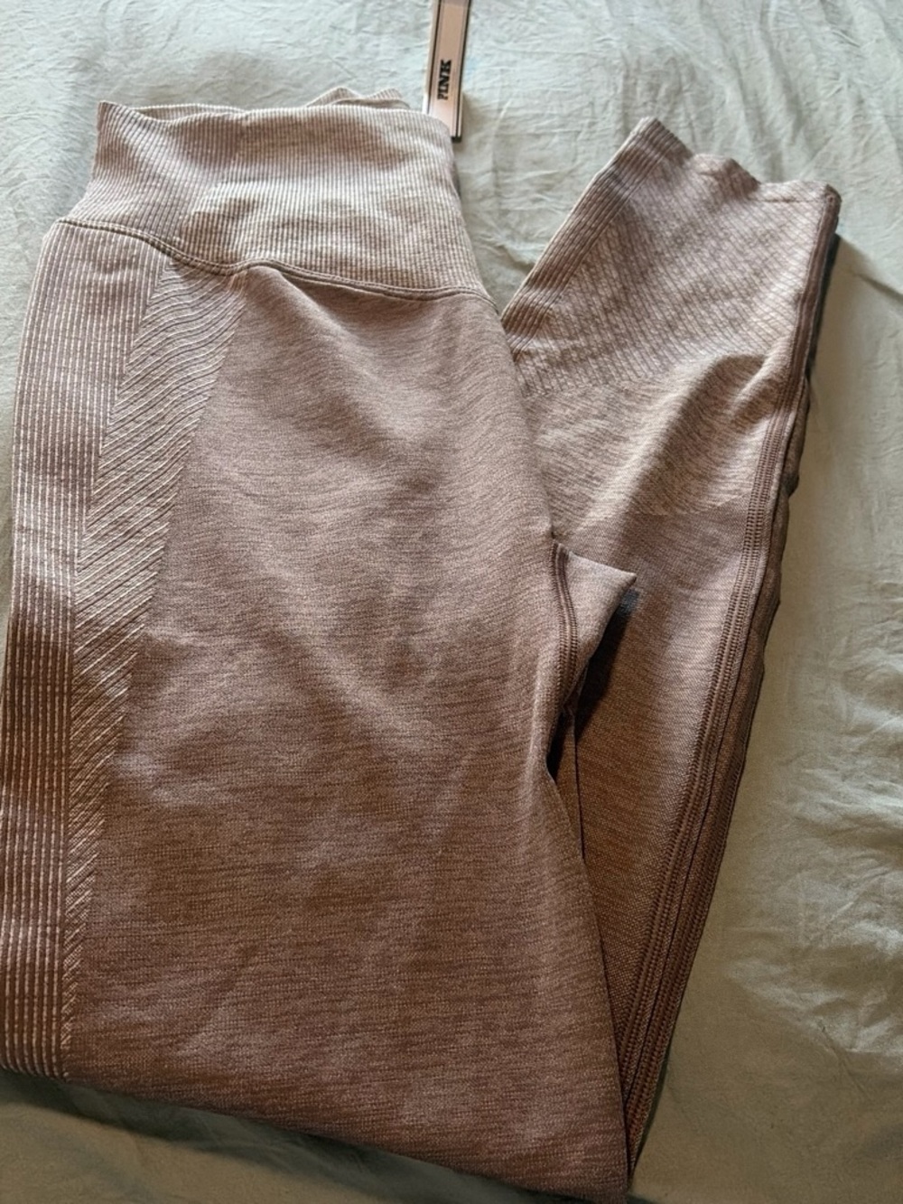 PINK Victoria's Secret Seamless High-Waist Leggings in Mauve